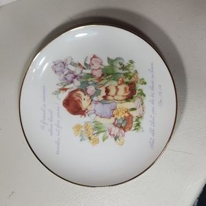 Vintage Gentle Hearts Lasting Memories Fine Porcelain Plate